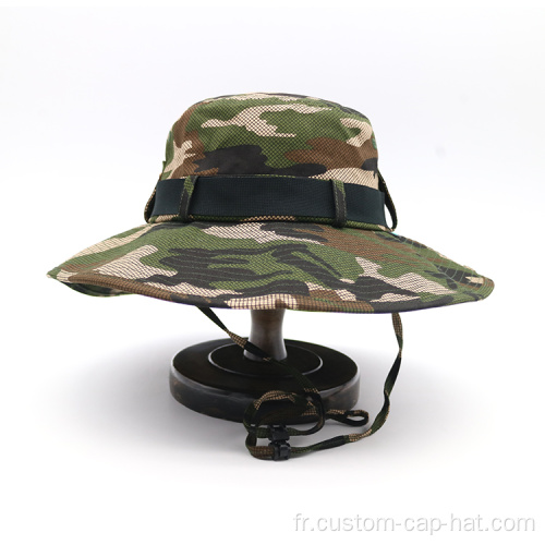 Chapeaux de seau de camouflage en gros